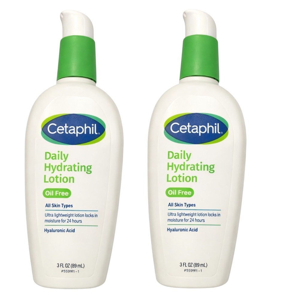 Cetaphil - Daily Hydrating Lotion (3 fl oz)‎ - Oil Free Pack of 2